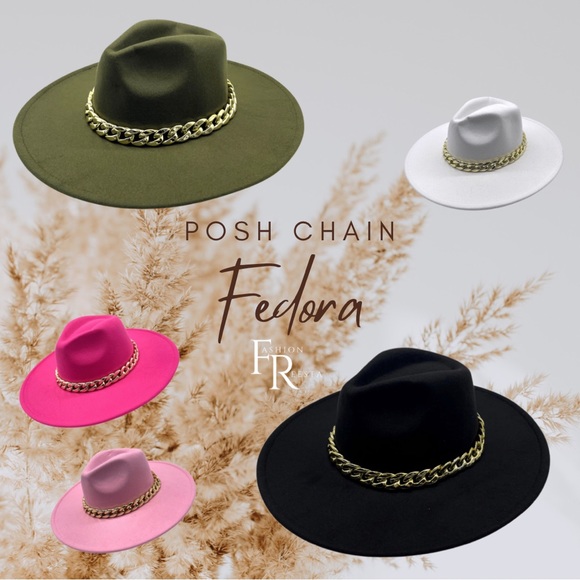 Cosmo Fedora Hat: Black - Picture 2 of 3